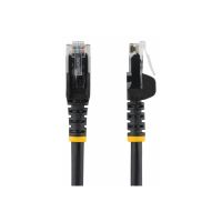 StarTech.com 50cm CAT6 Ethernet Cable, 10 Gigabit Snagless RJ45 650MHz 100W PoE Patch Cord, CAT 6 10GbE UTP Network Cable w/Strain Relief, Black, Wiring is UL Certified/TIA - Category 6 - 24AWG (N6PATC50CMBK)