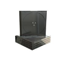 MEDIARANGE Retail-Pack CD-Jewelcases single - Behälter CD-Aufbewahrung - Kapazität: 1 CD/DVD - Schwarz, durchsichtig (Packung mit 5)
