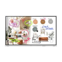 Samsung Flip WM75FX - 190 cm (75") Diagonalklasse WMFX Series LCD-Display mit LED-Hintergrundbeleuchtung - Bildung / Geschäft - mit interaktives Whiteboard integriert, Touchscreen (Multitouch)