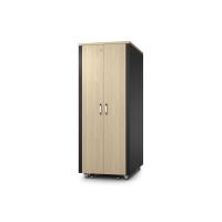 APC NetShelter - Schrank (horizontal) - schallisoliert - Wechselstrom 230 V - Ahorn - 38U - 48.3 cm (19")