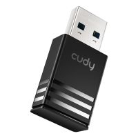 CUDY WU1300S, Kabellos, USB, WLAN, Wi-Fi 5 (802.11ac), 867 Mbit/s, Schwarz