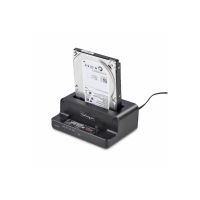 StarTech.com M.2 NVMe to 2.5/3.5" SATA Drive Duplicator, Dual Bay Cloner - Solid State / Festplattenduplikator - 2 Schächte (SATA-600 / PCI Express (NVMe))