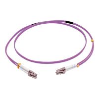 C2G 3m LC/LC OM4 LSZH Fibre Patch - Purple - Patch-Kabel - LC Multi-Mode (M)