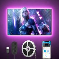 Govee H6178, Intelligenter Leuchtstreifen, Bluetooth, Schwarz, LED, Multi, 16000000 Farben