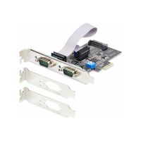 StarTech.com Startech 2-Port Serielle PCIe Karte, RS232/RS422/RS485