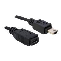 Delock USB-Kabel - Mini-USB, Typ B (M) zu Mini-USB, Typ B (W)
