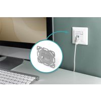 DIGITUS Frontplatte und Einbaurahmen für Multimedia / Keystone Module
