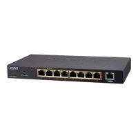 Planet GSD-908HP - Switch - 8 x 10/100/1000 (PoE+)