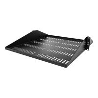 StarTech.com 2U 19 Zoll Fachboden für Rack - Perforierte, freitragende rack ablage mit zentrierter befestigung - Belüftete rack ablage - Belastbarkeit 91kg - 50cm tief (SHELF-2U-20-CENTER-V)