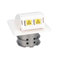 DIGITUS FTTH Glasfaser Unterputz-Wandanschlussdose, für SC/LC-Adapter