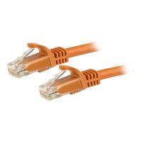 StarTech.com 3m CAT6 Ethernet Cable, 10 Gigabit Snagless RJ45 650MHz 100W PoE Patch Cord, CAT 6 10GbE UTP Network Cable w/Strain Relief, Orange, Wiring is UL Certified/TIA - Category 6 - 24AWG (N6PATC3MOR)