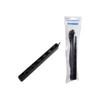LogiLink Slim - Steckdosenleiste - Wechselstrom 250 V - 3400 Watt - Ausgangsanschlüsse: 6 (6 x Eurostecker)