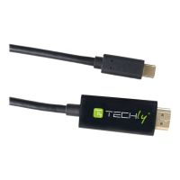 Techly Video- / Audio- / Datenkabel - USB-C