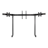 Next Level Racing Elite - Aufstellung - für 3 Monitore - eloxiertes stranggepresstes Aluminium, pulverbeschichteter Kohlenstoffstahl - Schwarz - Bildschirmgröße: 53.3-109.2 cm (21"-43")