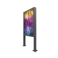 Edbak POK100, Stahl, Schwarz, Porträt, 190,5 cm (75"), 80 kg, Samsung 46OHF, 55OHF, 75OHF