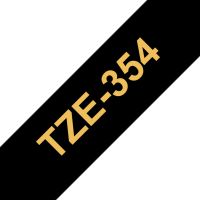 Brother TZE-354, Gold auf Schwarz, TZe, Wärmeübertragung, China, 5 Jahr(e), Brother