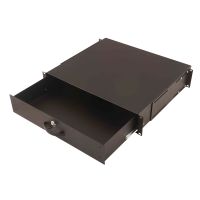 DIGITUS Abschließbare Schublade für 482,6 mm (19") Netzwerk- und Serverschränke, 2HE