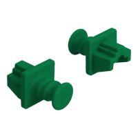 Delock for RJ45 - Schutzumschlag - grün (Packung mit 10)