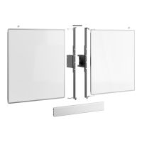 Vogel's RISE WBS86 - Montagekomponente (2 Whiteboards) - weiß - Bildschirmgröße: 218.4 cm (86")
