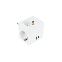 Good Connections SW01-W, Indoor, Type E/F, CEE, Gerade, Weiß, Universal