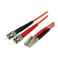 StarTech.com 5m Fiber Optic Cable - Multimode Duplex 50/125 - LSZH - LC/ST - OM2 - LC to ST Fiber Patch Cable - Patch-Kabel - ST multi-mode (M)