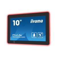 Iiyama ProLite TW1025LASC-B3PNR - Android-PC - Touchscreen-PC - 1 RK3568 / 2 GHz - RAM 4 GB - SSD - eMMC 32 GB - Mali-G52 - 1GbE, NFC, Bluetooth 5.2 - WLAN: 802.11a/b/g/n/ac, NFC, Bluetooth 5.2 - Android 13 - Monitor: LED 25.7 cm (10.1")