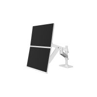 Ergotron LX Pro - Befestigungskit (Doppelarm) - für 2 LCD-Displays - Aluminium - weiß - Bildschirmgröße: bis zu 61 cm (bis zu 24 Zoll)