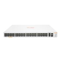 HPE Aruba Networking Instant On 1960 48G 2XGT 2SFP+ (x5), Managed, L2+, Gigabit Ethernet (10/100/1000), Vollduplex, Rack-Einbau, 1U