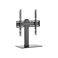 Equip Aufstellung - für LCD-TV / gekrümmter LCD-TV - universal - Kunststoff, stainless steel, Glas - Schwarz - Bildschirmgröße: 81.3-139.7 cm (32"-55")