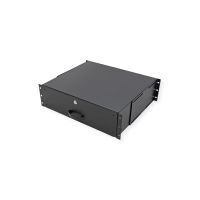 ROLINE Tastatur-Tablett - abschließbar, Tiefe 400 mm - RAL 9005, Jet Black - 3U - 48.3 cm (19")