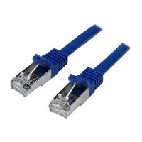 StarTech.com Startech 5m CAT6 Ethernet Cable, 10 Gigabit Shielded Snagless RJ45 100W PoE Patch Cord, CAT 6 10GbE SFTP Network Cable w/Strain Relief, Blue, Wiring is UL Certified/TIA - Category 6 - 26AWG (N6SPAT5MBL)