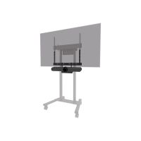 Neomounts AV60-500BL - Befestigungskit (Montageklammer, Laptop-Ablage) - für Videobar / Laptop - Universal - Schwarz - Bildschirmgröße: 109.2-279.4 cm (43"-110")