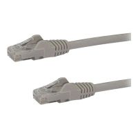 StarTech.com 10m CAT6 Ethernet Cable, 10 Gigabit Snagless RJ45 650MHz 100W PoE Patch Cord, CAT 6 10GbE UTP Network Cable w/Strain Relief, Grey, Wiring is UL Certified/TIA - Category 6 - 24AWG (N6PATC10MGR)
