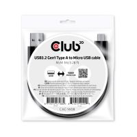 Club 3D USB 3.2 Gen1 Typ-A auf Micro USB Kabel St/St 1m