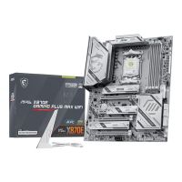 MSI MAG X870E GAMING PLUS MAX WIFI - Motherboard - ATX - Socket AM5 - AMD X870E Chipsatz - USB4, USB-C 3.2 Gen 2x2, USB-C 3.2 Gen2, USB 3.2 Gen 2, USB 3.2 Gen 1 - 5 Gigabit Ethernet, Wi-Fi 7, Bluetooth - Onboard-Grafik (CPU erforderlich)