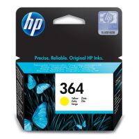 HP 364 Gelb Original Druckerpatrone, Standardertrag, Gelb, Tinte auf Farbstoffbasis, 1 Stück(e), 300 Seiten