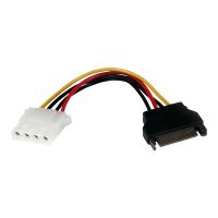 StarTech.com 15cm SATA auf LP4 Stromadapter - Bu/St - Netzteil - SATA-Stromstecker (M)