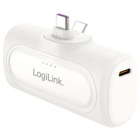 LogiLink PA0349W, 5000 mAh, 20 W, Weiß