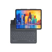 ZAGG Pro Keys - Tastatur und Foliohülle - hintergrundbeleuchtet - Bluetooth - Deutsch - Schwarz/Grau Tastatur, Schwarz/Grau Gehäuse - für Apple 11-inch iPad Pro (1. Generation, 2. Generation, 3. Generation)