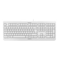 Cherry KC 1000 - Tastatur - USB - GB - Pale Gray