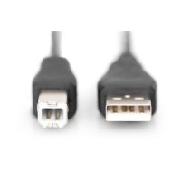 DIGITUS USB-A  USB-B Anschlusskabel, 1m