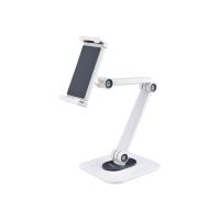 StarTech.com Einstellbarer Tablet Tischständer - Tablet Wandhalterung - Aufstellung - für Tablett - Aluminium und Stahl - weiß - Bildschirmgröße: 11.93-32.76 cm (4.7"-12.9")