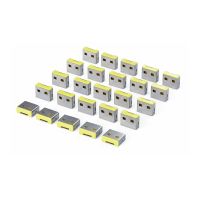StarTech.com Startech - Schutzumschlag - USB-A, snap-in, wiederverwendbar (Packung mit 25)