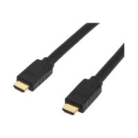 StarTech.com Startech 15m(50ft) HDMI 2.0 Cable, 4K 60Hz Active HDMI Cable, CL2 Rated for In Wall Installation, Long Durable High Speed Ultra-HD HDMI Cable, HDR 10, 18Gbps, Male to Male Cord, Black - Al-Mylar EMI Shielding (HD2MM15MA)
