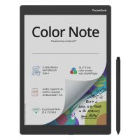 Pocketbook Color Note, 26,2 cm (10.3"), E-Tinte Kaleido, 1404 x 1872 Pixel, ACSM, AZW, AZW3, CBR, CBZ, CHM, DOC, DOCX, DjVu, EPUB, EPUB DRM, FB2, FB2.ZIP, HTM, HTML, MOBI,..., MP3, OGG, BMP, JPEG, PNG