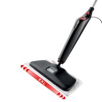 Vileda Steam XXL Plus, Tragbarer Dampfreiniger, 0,4 l, Schwarz, Drehregler, 0,4 l, 1550 W