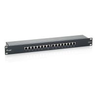 Equip Patch Panel - CAT 6e - STP - Schwarz - 1U - 48.3 cm (19")
