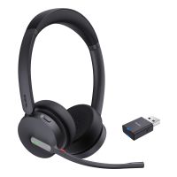 Yealink WH64 Hybrid Dual Teams, Kabellos, 20 - 20000 Hz, Büro/Callcenter, 331 g, Kopfhörer, Schwarz