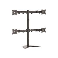 StarTech.com Startech Vierfach-Monitorhalter - Schwenkbar - Verstellbarer 4 Monitorständer - Für VESA Monitore bis zu 27 Zoll (8 Kg)
