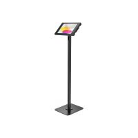 Compulocks Ständer-Kit - freiliegende Front-/Rückkamera und Sensoren - für Tablett - verriegelbar - hochwertiges Aluminium - Schwarz - Bodenaufstellung, freistehend - für Apple 10.9-inch iPad (10. Generation)